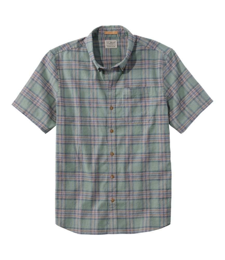 Men's Stonecoast Hemp Shirt, Short-Sleeve, Slightly Fitted Untucked Fit - US 0819