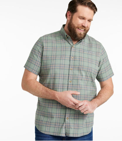 Men's Stonecoast Hemp Shirt, Short-Sleeve, Slightly Fitted Untucked Fit - US 0819