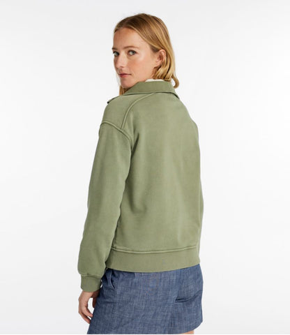 Women's Sunwashed Sweats, Quarter-Zip - US 1553