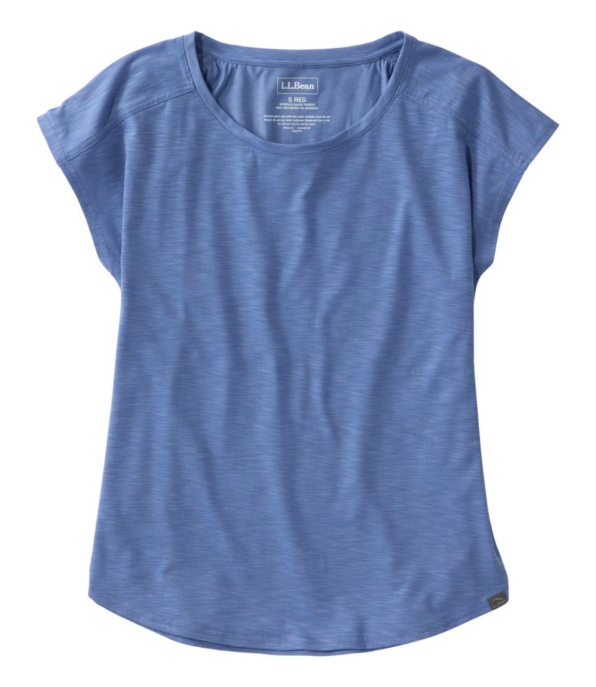 Women's Streamside Tee, Short-Sleeve Ruched Crew - US 4259