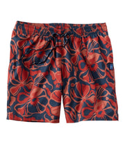 Carbon Navy Abstract Hibiscus