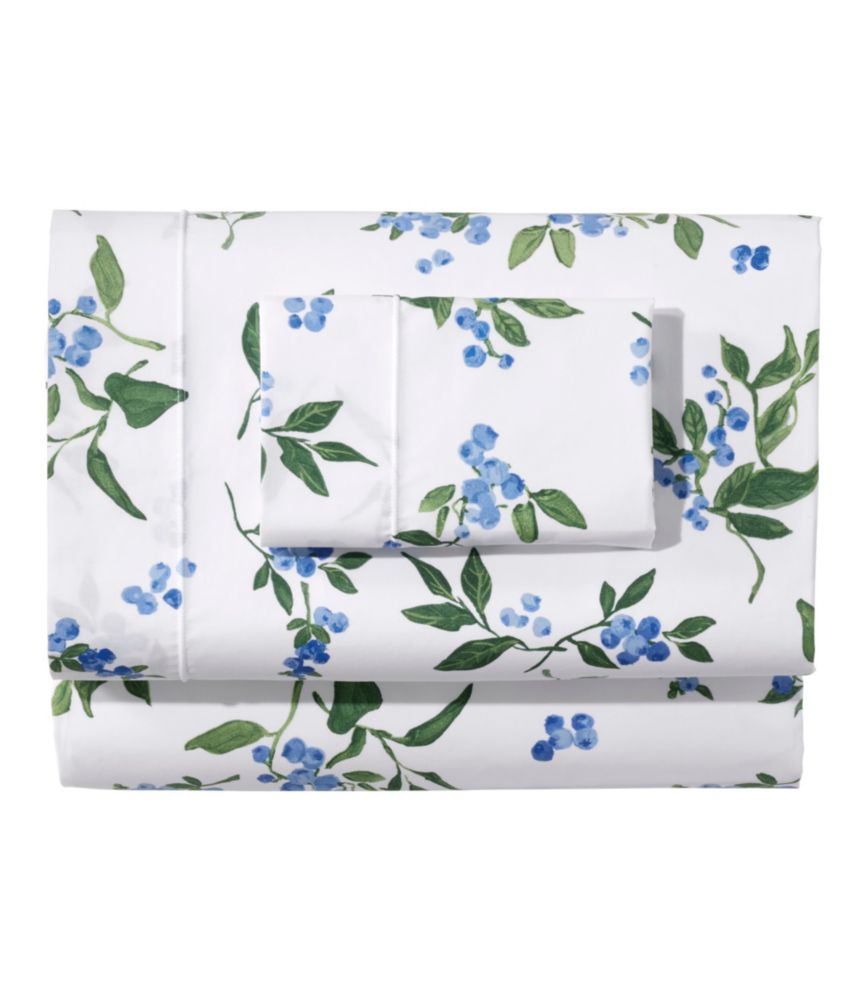 Jess Franks Blueberry Print Percale Sheet Set Collection - US 7328
