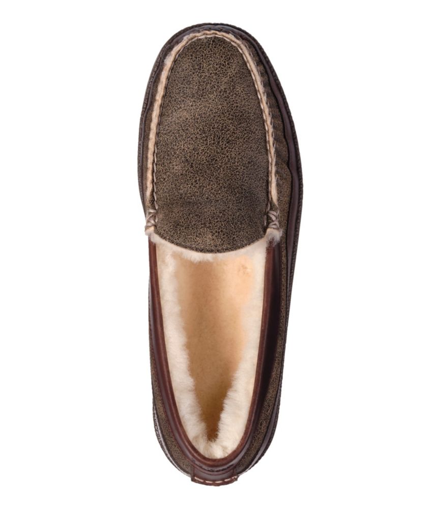 Men's Lodge Moc Vibram® Slippers, Shearling - US 1790