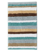 Premium Cotton Bath Mat, Multistripe - US 3807