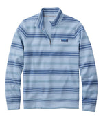 Men's Comfort Stretch Performance® Piqué, Quarter-Zip Pullover, Stripe - US 0816