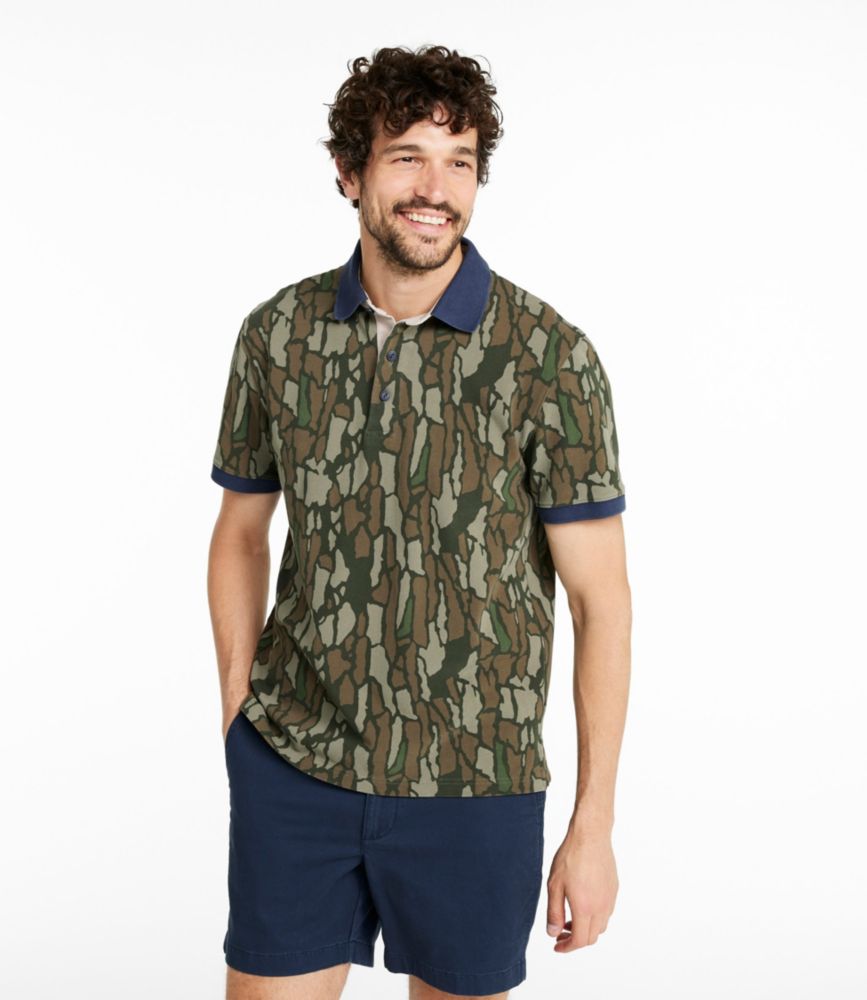 Men's Casco Bay Rugged Polo, Short-Sleeve, Print - US 4351