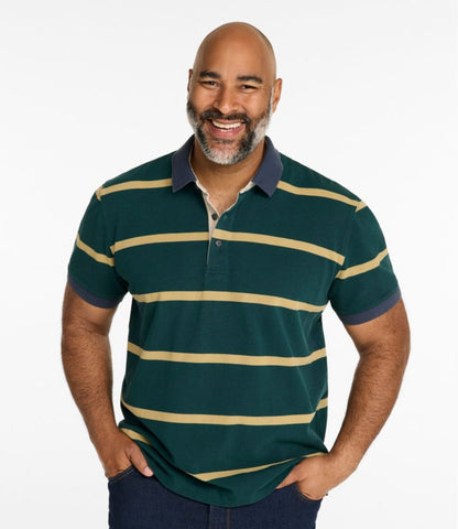 Men's Casco Bay Rugged Polo, Short-Sleeve, Stripe - US 8132