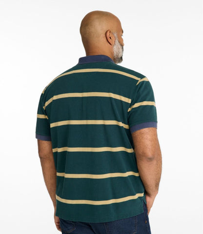 Men's Casco Bay Rugged Polo, Short-Sleeve, Stripe - US 8132