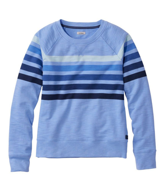 Women's Peaks Island Crewneck, Stripe - US 2729