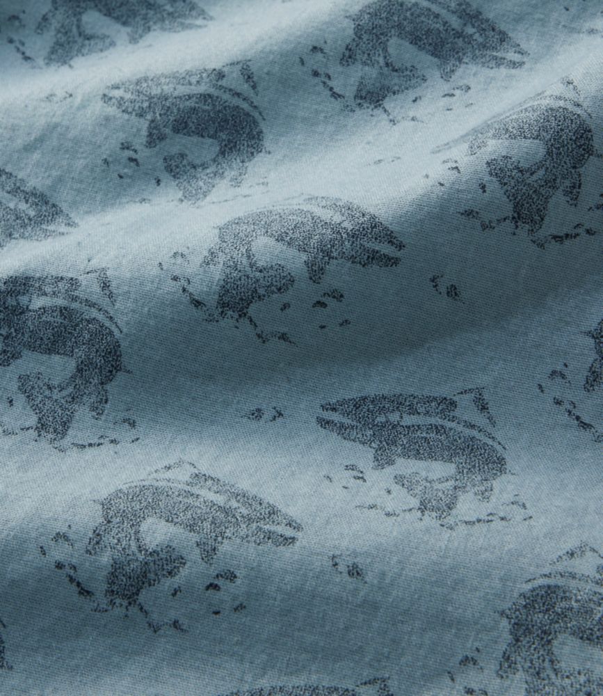 Men's Stonecoast Hemp Shirt, Short-Sleeve, Slightly Fitted Untucked Fit, Print - US 3898