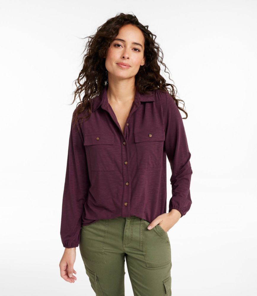 Camden Hills Tee, Button-Front Shirt - US 7783