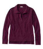 Women's Classic Cashmere Sweater, Relaxed Polo - US 7248