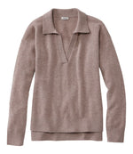 Women's Classic Cashmere Sweater, Relaxed Polo - US 0519
