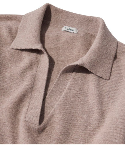 Women's Classic Cashmere Sweater, Relaxed Polo - US 0519