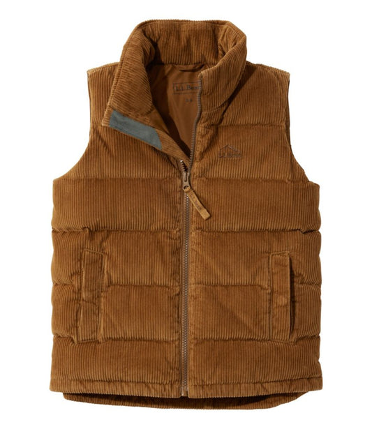 Kids' Bean's Down Corduroy Vest - US 6423