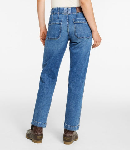 Women's 1912 Field Denim Pants, Mid-Rise Ankle Utility - US 6887