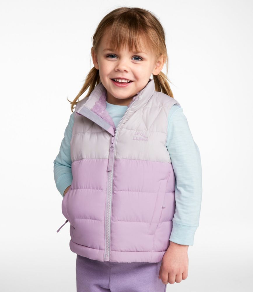 Toddlers' Bean's Down Vest, Colorblock - US 9782