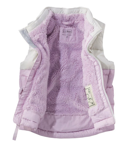 Toddlers' Bean's Down Vest, Colorblock - US 9782