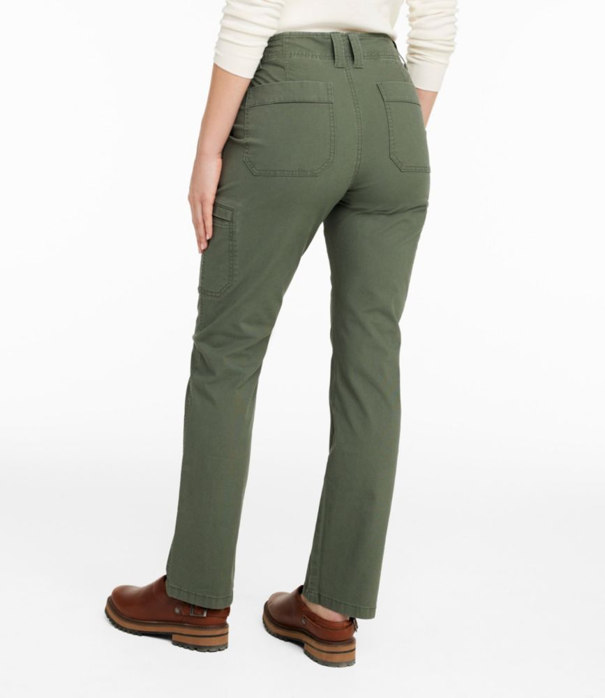 Women's 207 Vintage Cotton Canvas Pants, Mid-Rise Straight-Leg Cargo - US 6659