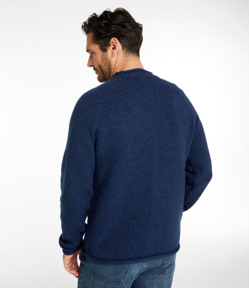 Men's Bean's Classic Ragg Wool Sweater, Rollneck - US 2615
