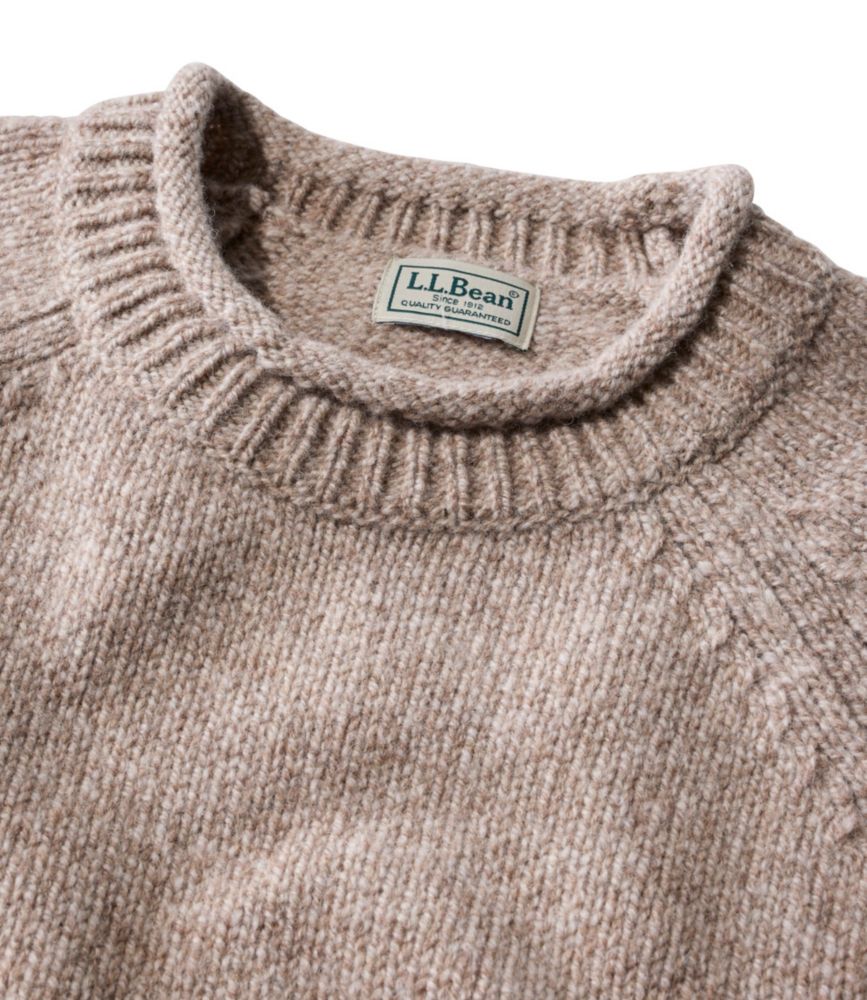 Men's Bean's Classic Ragg Wool Sweater, Rollneck - US 1866