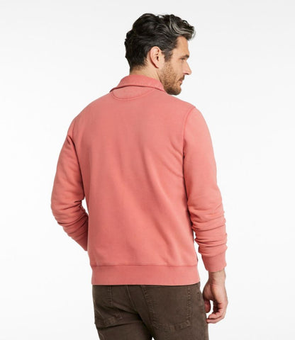 Men's Sunwashed Sweatshirt, Quarter-Zip Polo, Long-Sleeve - US 8833