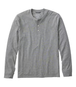Men's Comfort Stretch Performance® Pima Tee, Long-Sleeve Henley - US 9180