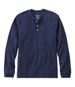 Men's Comfort Stretch Performance® Pima Tee, Long-Sleeve Henley - US 0193
