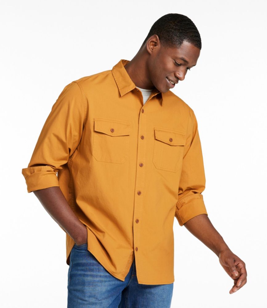 Men's Riverton Ripstop Shirt, Long-Sleeve, Traditional Untucked Fit - US 5145
