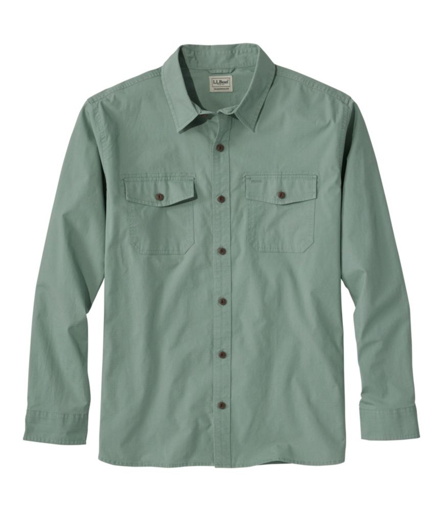 Men's Riverton Ripstop Shirt, Long-Sleeve, Traditional Untucked Fit - US 8075