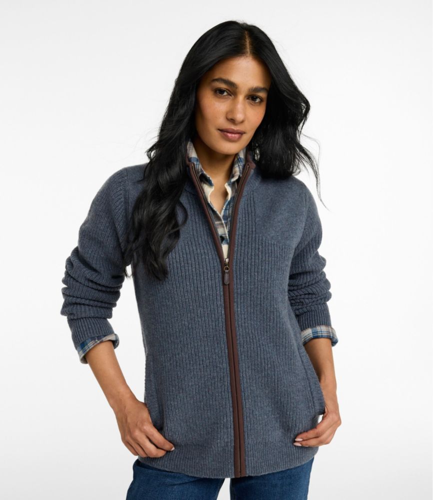 Women's Waterfowl Sweater, Full-Zip - US 7142