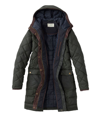 Women's Upcountry Waxed Down Hooded Coat - US 7751