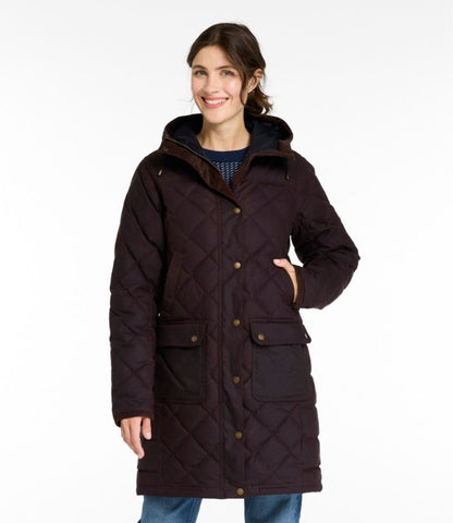 Women's Upcountry Waxed Down Hooded Coat - US 4581
