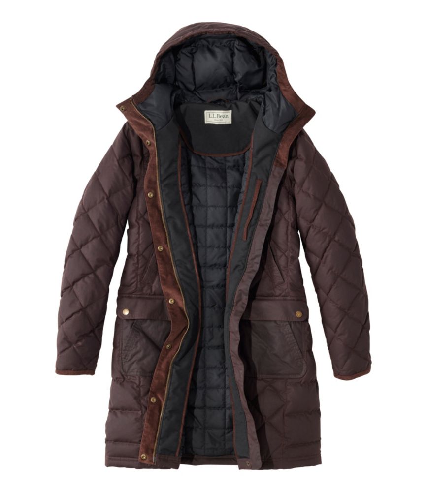 Women's Upcountry Waxed Down Hooded Coat - US 4581