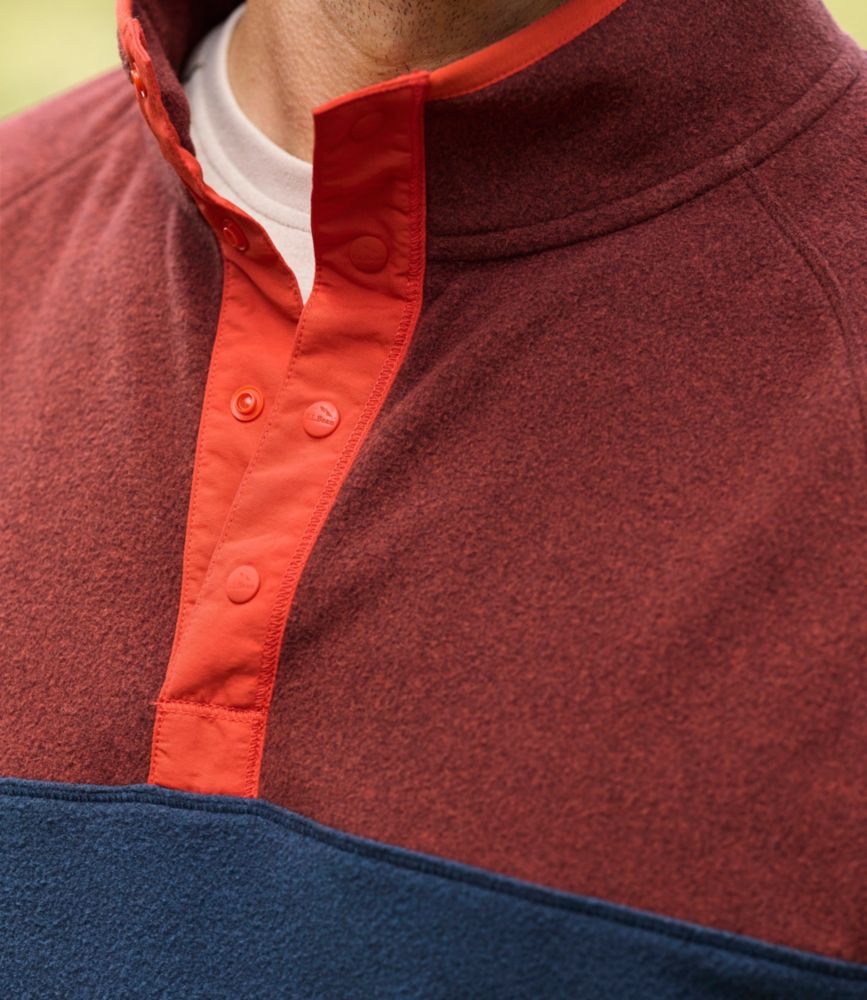 Men's All Season Access Fleece Pullover, Colorblock - US 7121