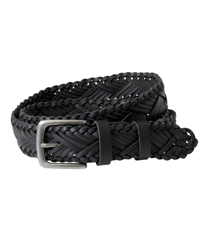 Women's L.L.Bean Braided Leather Belt - US 6323