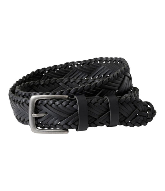 Women's L.L.Bean Braided Leather Belt - US 6323