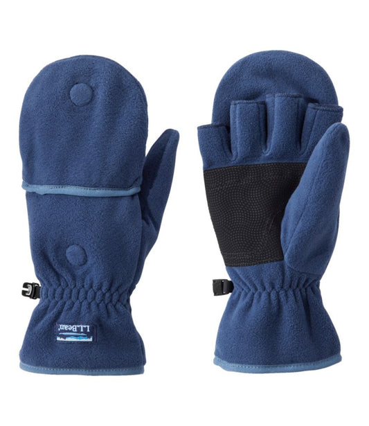 Adults' L.L.Bean Access Fleece Convertible Mitten - US 7677