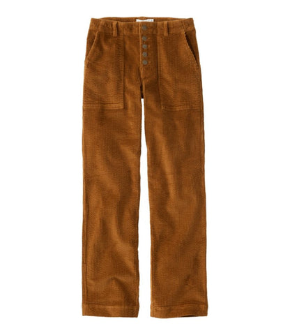 Women's Signature Utility Corduroy Pants, Mid-Rise Straight-Leg - US 0666