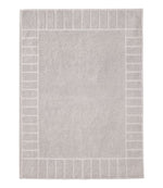 Organic Cotton Textured Bordered Bath Mat - US 6596