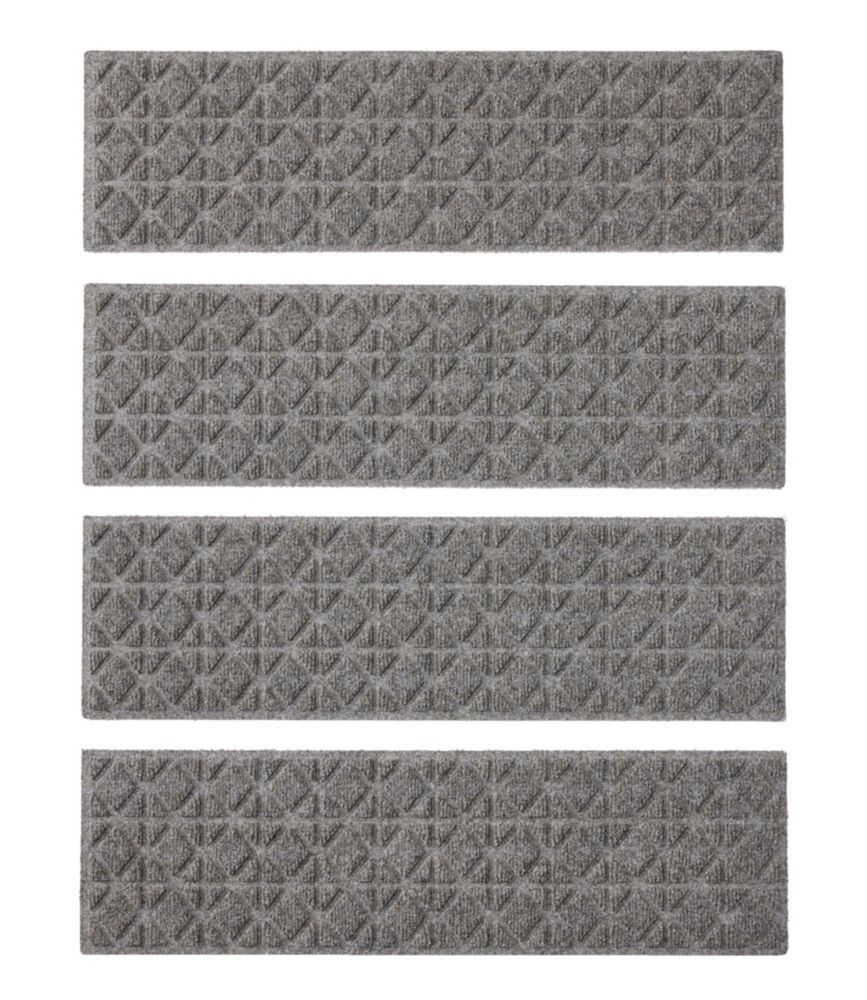 Everyspace Recycled Waterhog Mat, Stair Treads, Set of Four, Tiles - US 4201