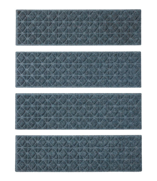 Everyspace Recycled Waterhog Mat, Stair Treads, Set of Four, Tiles - US 4727