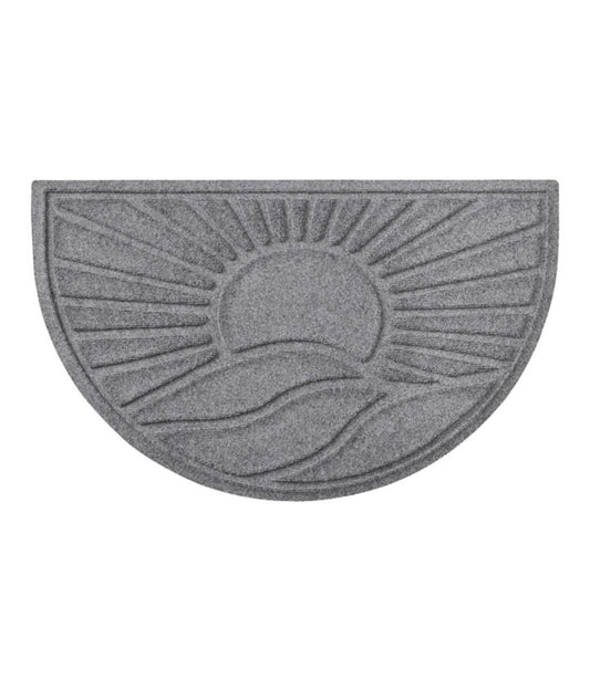 Everyspace Recycled Waterhog Doormat, Half Round, Sunrise - US 6873