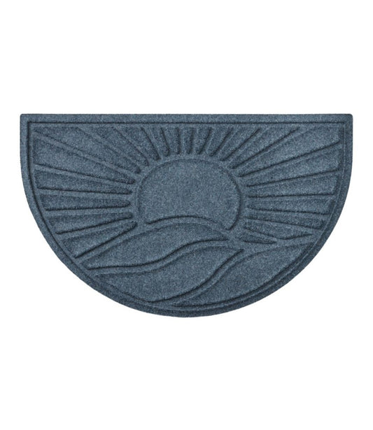 Everyspace Recycled Waterhog Doormat, Half Round, Sunrise - US 3036