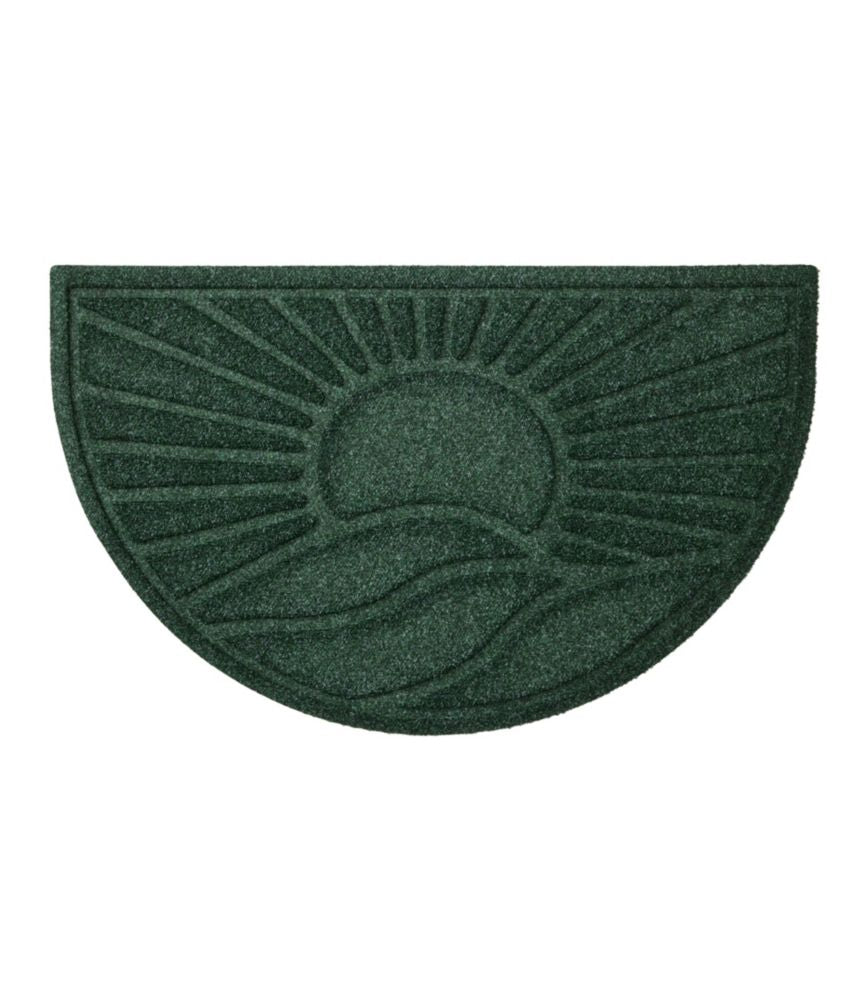 Everyspace Recycled Waterhog Doormat, Half Round, Sunrise - US 4558