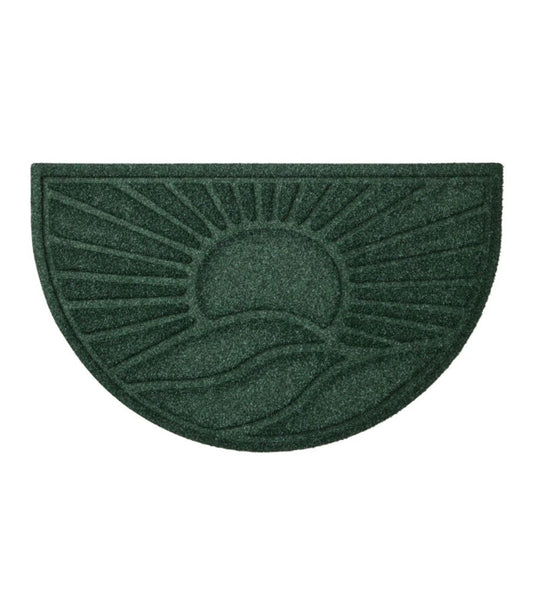 Everyspace Recycled Waterhog Doormat, Half Round, Sunrise - US 4558