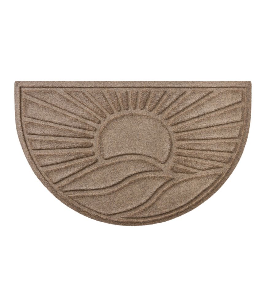 Everyspace Recycled Waterhog Doormat, Half Round, Sunrise - US 1899
