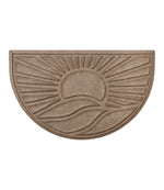 Everyspace Recycled Waterhog Doormat, Half Round, Sunrise - US 1899