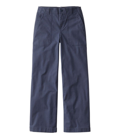 Women's 207 Vintage Cotton Canvas Pants, High-Rise Wide-Leg - US 8977