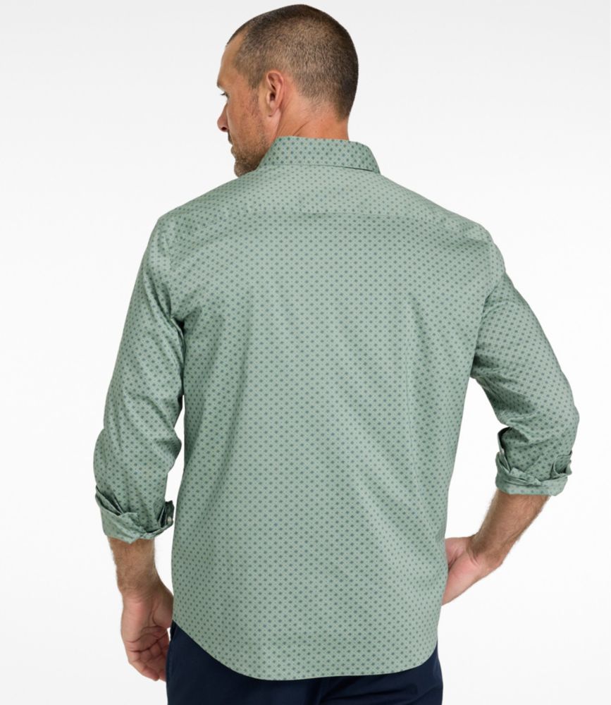 Men's Comfort Stretch Performance® Shirt, Long-Sleeve, Slightly Fitted Untucked Fit, Print - US 5782